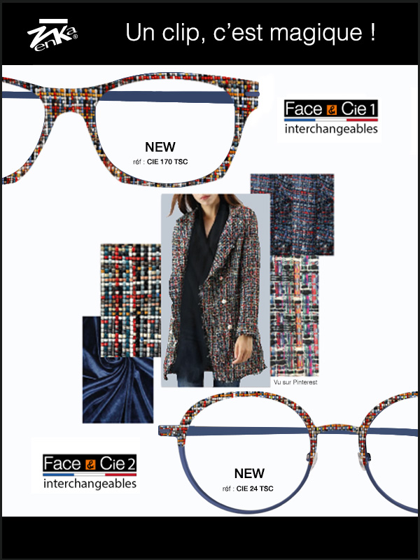 ZenkaDiffusion's tweet image. La monture qui s'habille comme vous ! zenka.fr
#ZenkaDiffusion
#Zenka
#FaceEtCie
#lunettes #eyewear #optique
#FacesInterchangeables
#lunettesmodulables #changerdelook
#customisable
#FabricationFrançaise #MadeInFrance