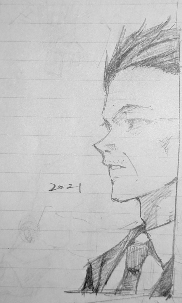 息抜きにちまちま昔の落書きたちを描き直している 