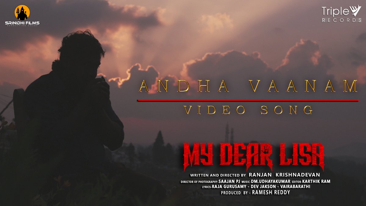 triplevrecords's tweet photo. #AndhaVaanam Video Song from #MyDearLisa.
https://t.co/VMqx7yeDyJ
#அந்தவானம் @iamvijayvasanth @IamChandini_12 #RanjanKrishnadevan @RKrishnadevan @DmUdhayakumar @srkarthik07 #RajaGurusamy #SrinidhiFilms #மைடியர்லிசா #TripleVRecords #HappyPongal2021 https://t.co/WddBHORnlF