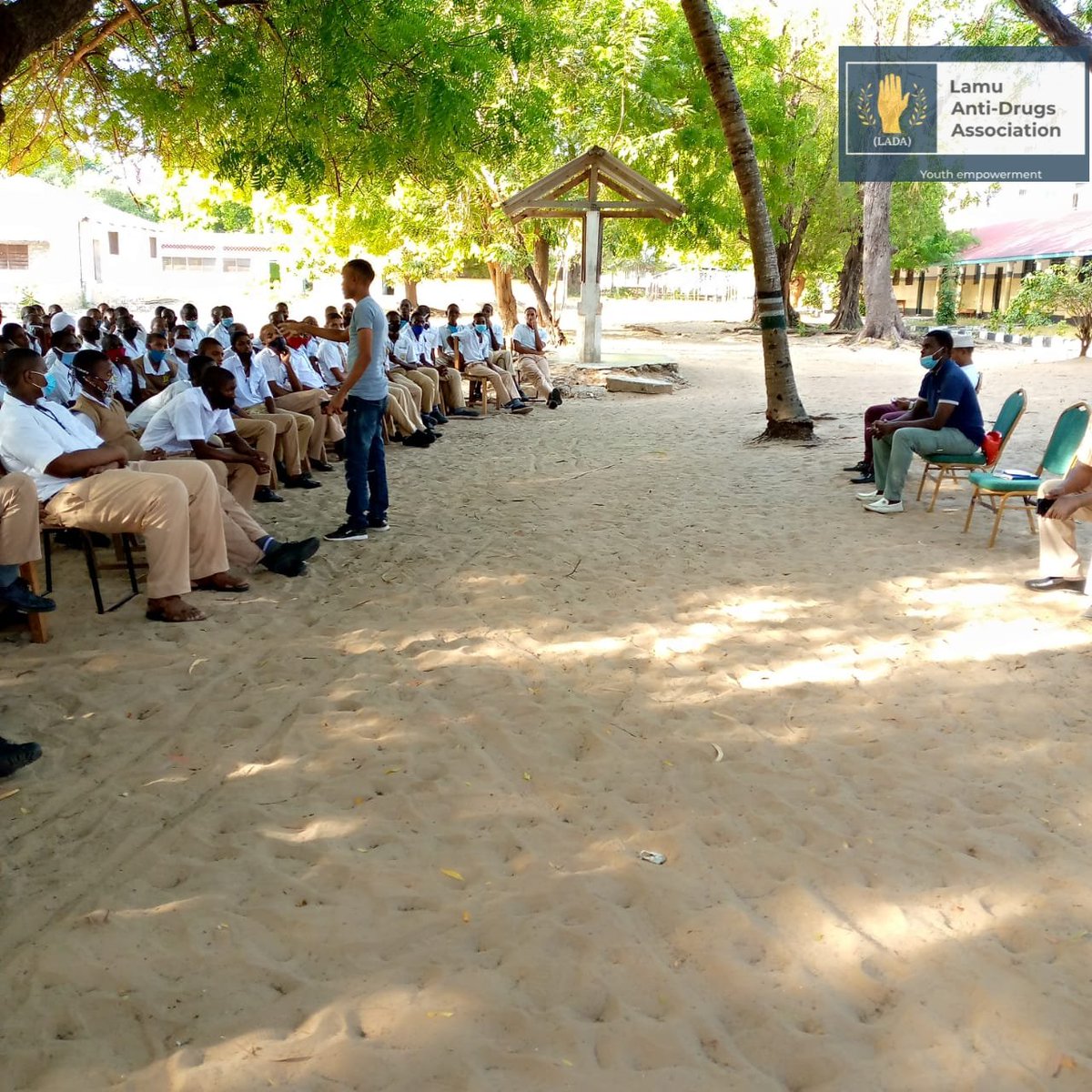LamuAnti's tweet photo. Lamu Anti-Drugs Association (LADA) in collaboration with Lamu Art and Theater Alliance (LATA) held a Mentorship Meeting with One of the Mother Secondary School in Lamu county,Lamu Bujra Boys secondary school.The Students,teachers among other Stakeholders appreciated for the visit https://t.co/eq3HM25DN1