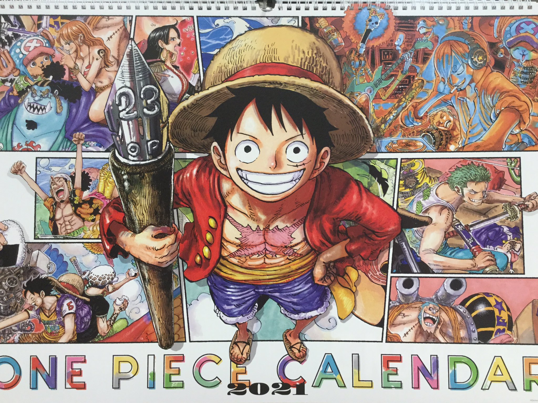 One Piece 麦わらストアあべの店 オススメ 原画商品 One Piece コミックカレンダー21 大判 2 750円 税込 好評発売中 麦わらストア Onepiece T Co Bxxka6rxhn Twitter