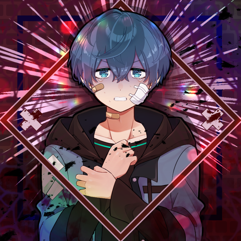 現在制作中のVtuber活動向け男性モデルです！青髪の男の子で病み