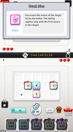 RandomDice_111's tweet photo. 🎲Randomdice UI improvement🎲
Check them out now!
1. Able to choose deck in the main lobby
2. Dice, battlefield, emojis button
3.  Marking of dice included in deck
4. Arrangement of dice by Class or Rarity
5. Information of the opponent's dice
#Randomdice #UI #easier2see https://t.co/WSQMeEpw3w