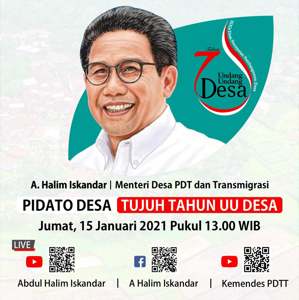 TPP_NATUNA2103's tweet photo. Alhamdulilah - UU DESA Lahir 
7 Tahun yang lalu "JAYA DESAKU, MAJU NEGERIKU" - Ayok Kawal SDGS Desa.
@jokowi 
@halimiskandarnu 
@taufikmadjid71
@fachrilabalado 
@yusradaridesa
@tppkemendes 
@KemenDesa
@BerandadesaID
@Irfan09535842
@mbahbung777 https://t.co/qvA6t92IeX
