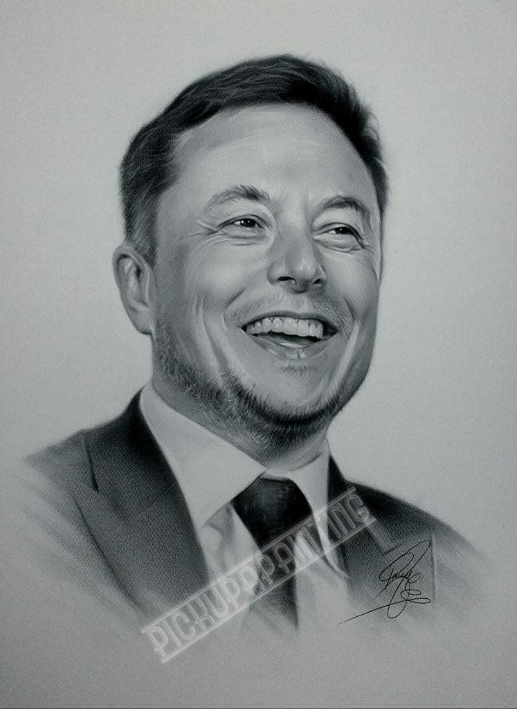 paulduncan85's tweet photo. @elonmusk Hi Elon it would mean the world if u would share my painting of u https://t.co/dpFaneQXsJ