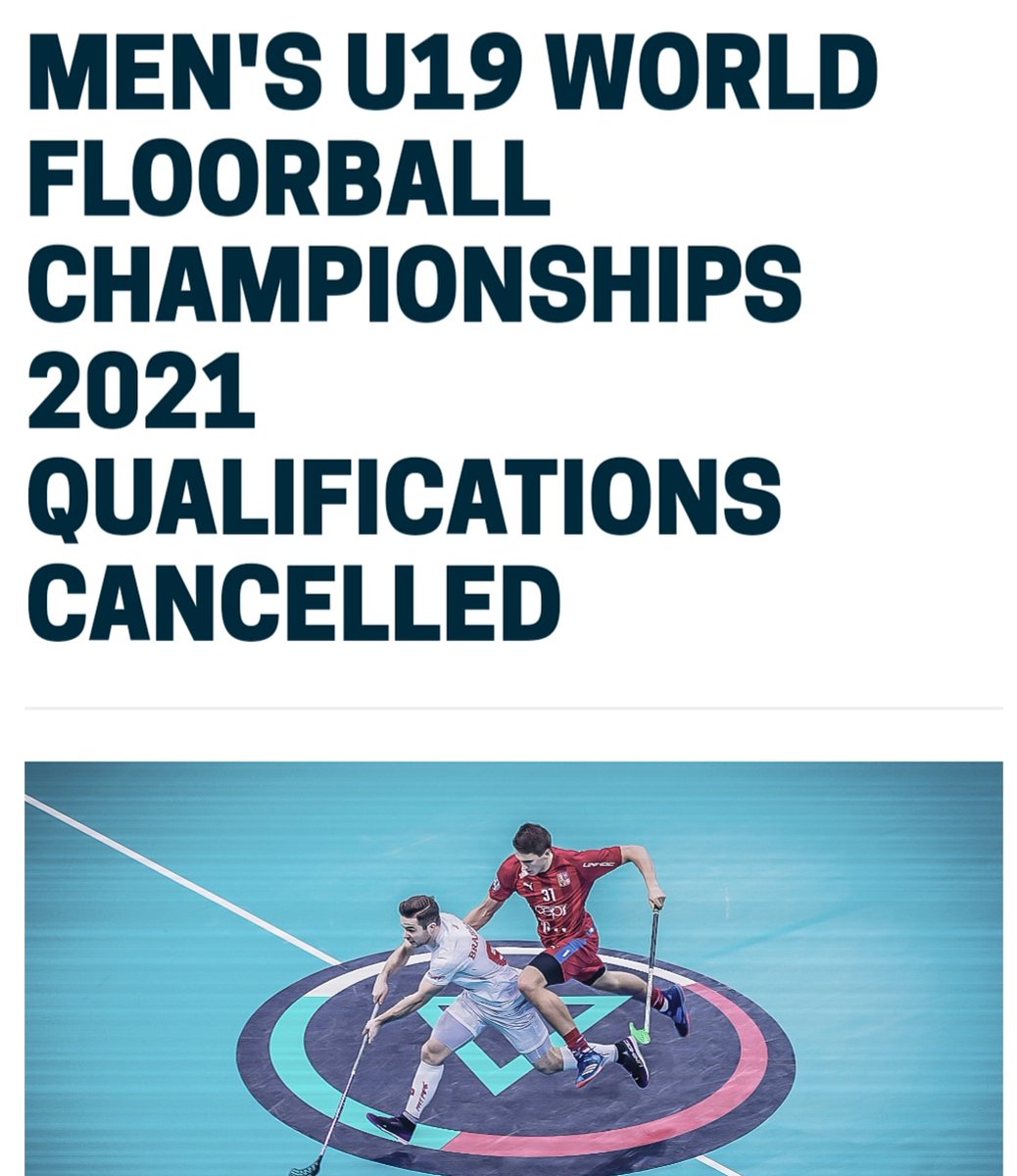 Very disappointed, but I understand. I have a big thought for my players and my staff. 🇨🇵 
More than 2 years of work that will never see the end.
Be strong and we'll be back. 💪
#floorball #NeverGiveUp #YNWA #innebandy #unihockey