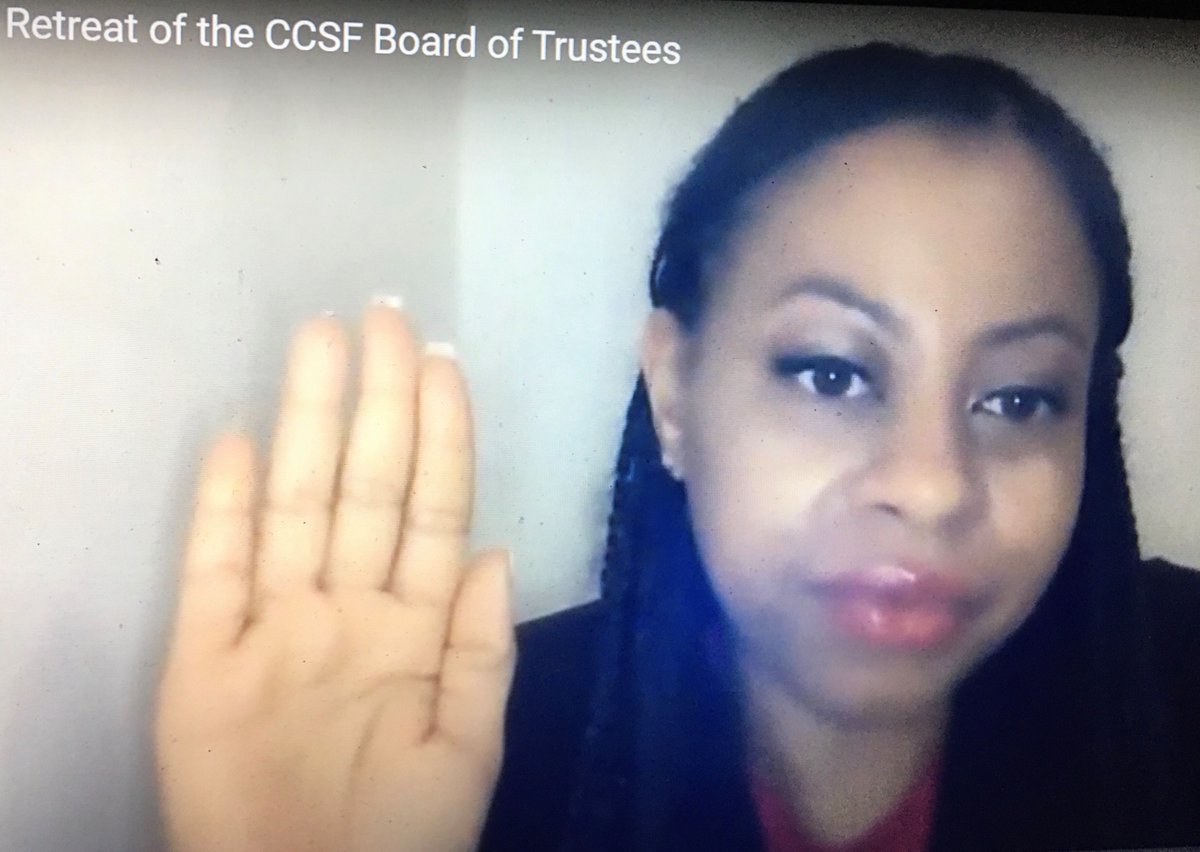 OfficialCCSF's tweet photo. Our newly elected CCSF Board members were sworn in this morning. Join us in congratulating them:
Aliya Chisti
Tom Temprano
Shanell Williams
Alan Wong
#ccsfmovingyouforward #ccsfboard #communitycollege @alankennywong @AliyaChisti @tomtemprano @shanell_laprice https://t.co/vNp3dt26sR