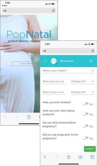 パパスマイル 日本唯一のベビーテック専門メディア Ces21 米nixxiの早産リスク 判定サービスpopnatal これまで7 程度しか発見できなかった早産を75 の確度で判定 各患者の危険因子を300種類以上集計し 独自のアルゴリズムで診断 利用者は15分程度の