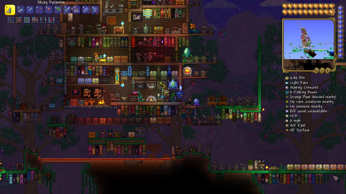 あるふ ゼニスの素材を別ワールド無しに出す方法 Copper Shortsword Extractinatorで銅鉱石を抽出 Starfury 空島釣りでazure Crateから確率で Bee Keeper Queen Beeから Enchanted Sword Titanium Crateから確率で Muramasa Dungeon釣りで