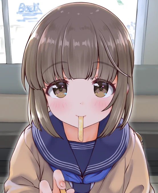 「ささ、そなたもどうぞー」
ぽてとふらいよしのん(マック版) 