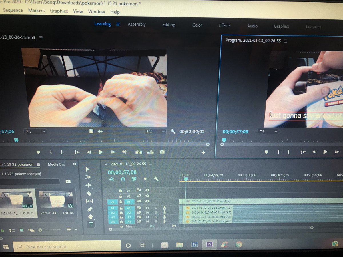 HydraX_Bullet's tweet photo. First time using premiere pro, and my first time ever opening up a crazy amount of packs and and tryna record it so jus give me some time to edit n I’ll have it done soon for u guys 🔥🤙 #BulletArmy Family https://t.co/LGmMhvdYKV