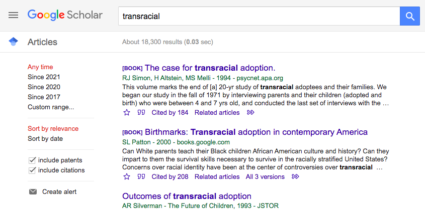 also like. finding stuff on ggl scholar isnt hard. again, about 50+ years of research on how race affects adoption.