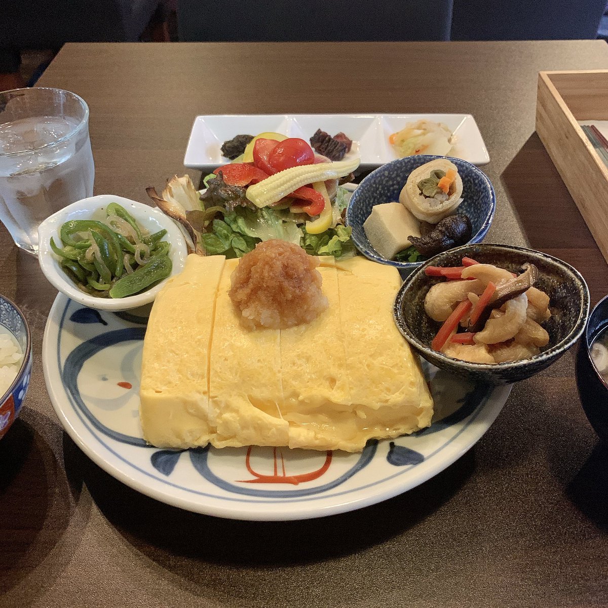 あい 関西と言えばだし巻き定食 ふわっふわ しっとり ボリューミー ほっこりする優しいお味がとっても好み ๑ ˊ ˋ๑ 秘密のケンミンshow