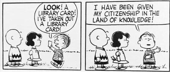 A library card was my passport ...
