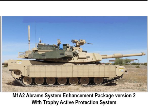 Well, for the first time since entering DOT&E, Active Protection Systems aren’t broken out into a separate program, but rolled into their host platforms.