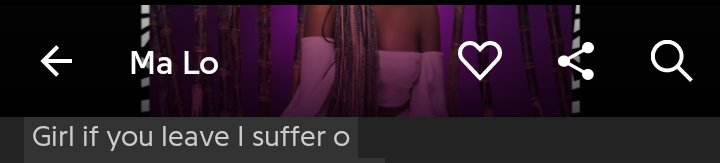 “Say the lovin' wey she give me, I knowSay if I do time, she no leave me - ma lo” In his hit song “Ma Lo," Wizkid was literally begging his woman not to leave. Here he's saying he's confirmed that even if he goes to jail, she won't leave him. Notice the “ma lo” at the end?
