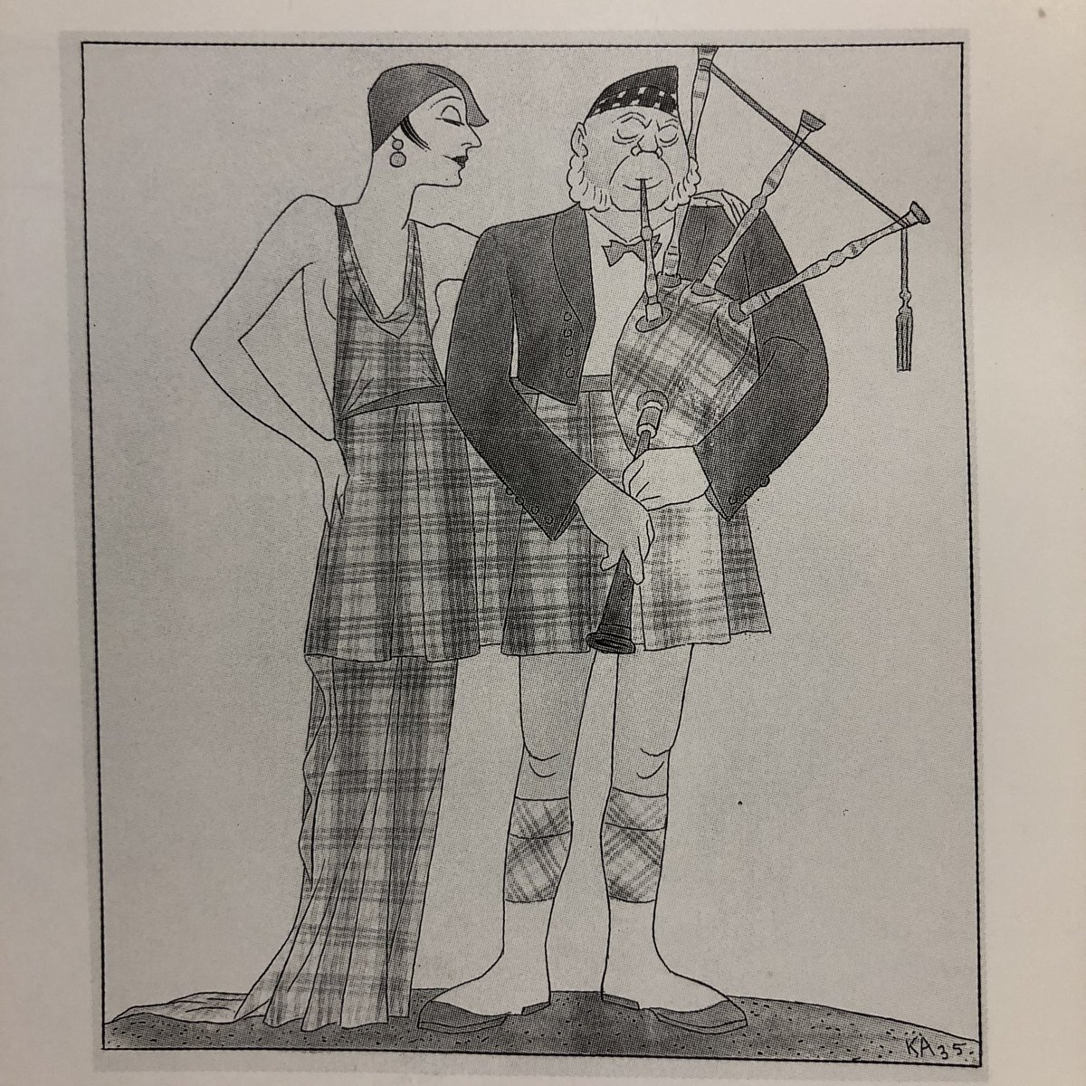 Karl Arnold !
(K. Arnold, 1883-1953)
Last one is a 1935 caricature titled « Marianne and John - Inseparably united? »