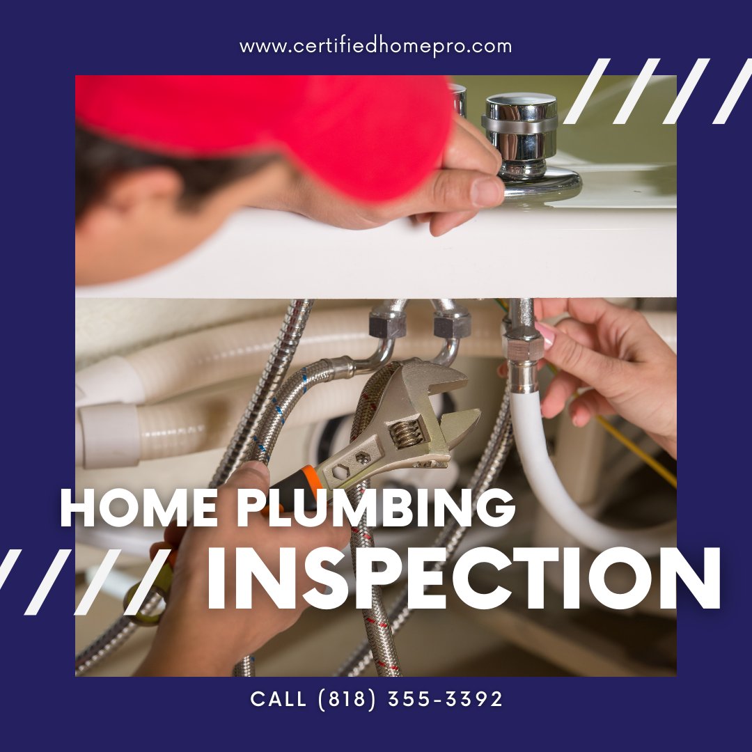 homespecpro's tweet photo. We perform systematic home plumbing inspection to avoid risks, flooding and property damages. Call Certified Home Pro: 818.355.3392 or visit https://t.co/KmrtCbA0JT to see our full list of services.
.
.
.
#HomeInspectors #plumbing #Certified #California #Pasadena #servicecenter https://t.co/cHrPKBbZhA