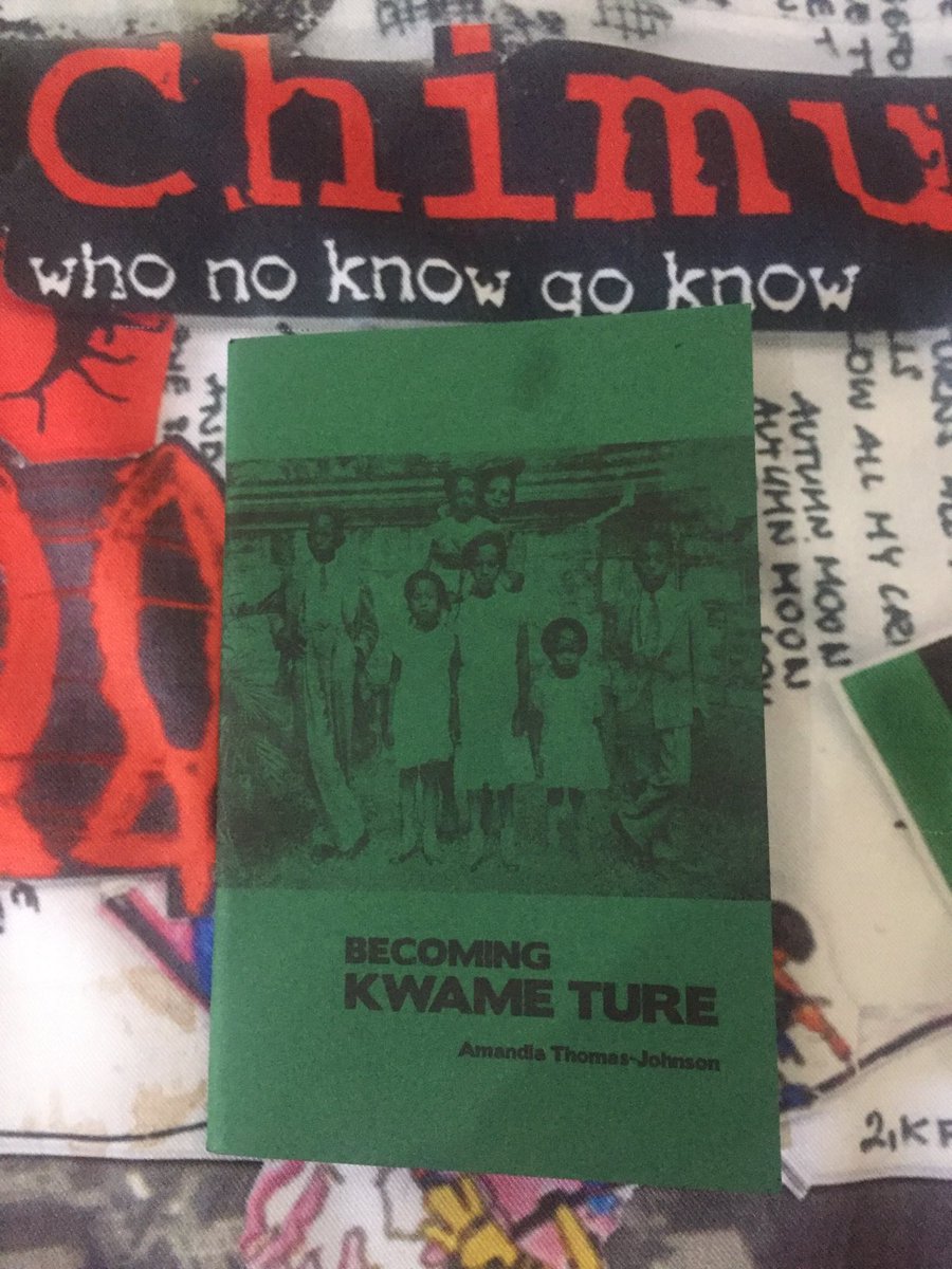 “Becoming Kwame Ture” by Amandla Thomas-Johnson is the First in the third Chimurenganyana Series installation by Chimurenga and #BlackArkBooks has copies.

A piece goes for ZAR250

If interested, inbox wi chatta chat...

Wi are #Chimurenga people 

Wi are what wi are...