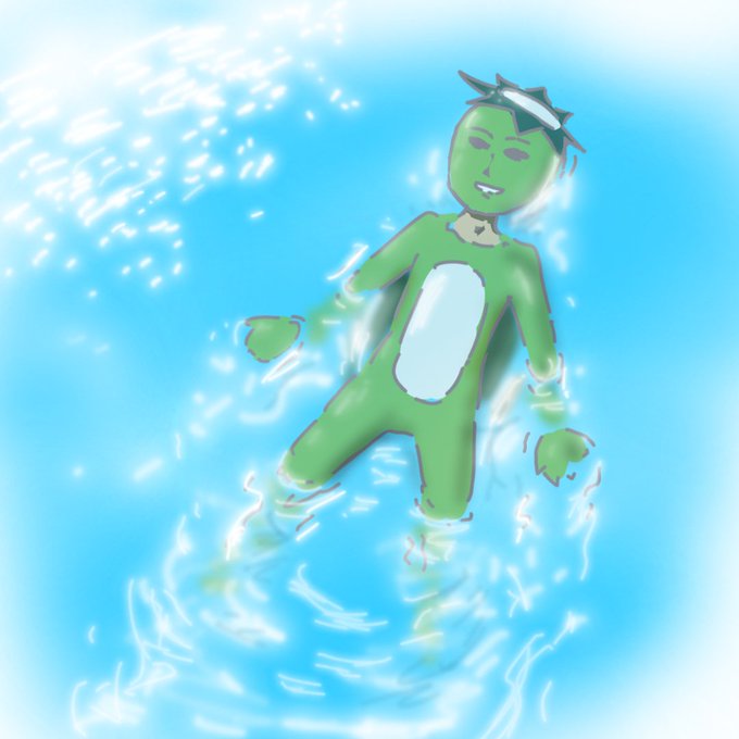 河童の川流れのtwitterイラスト検索結果