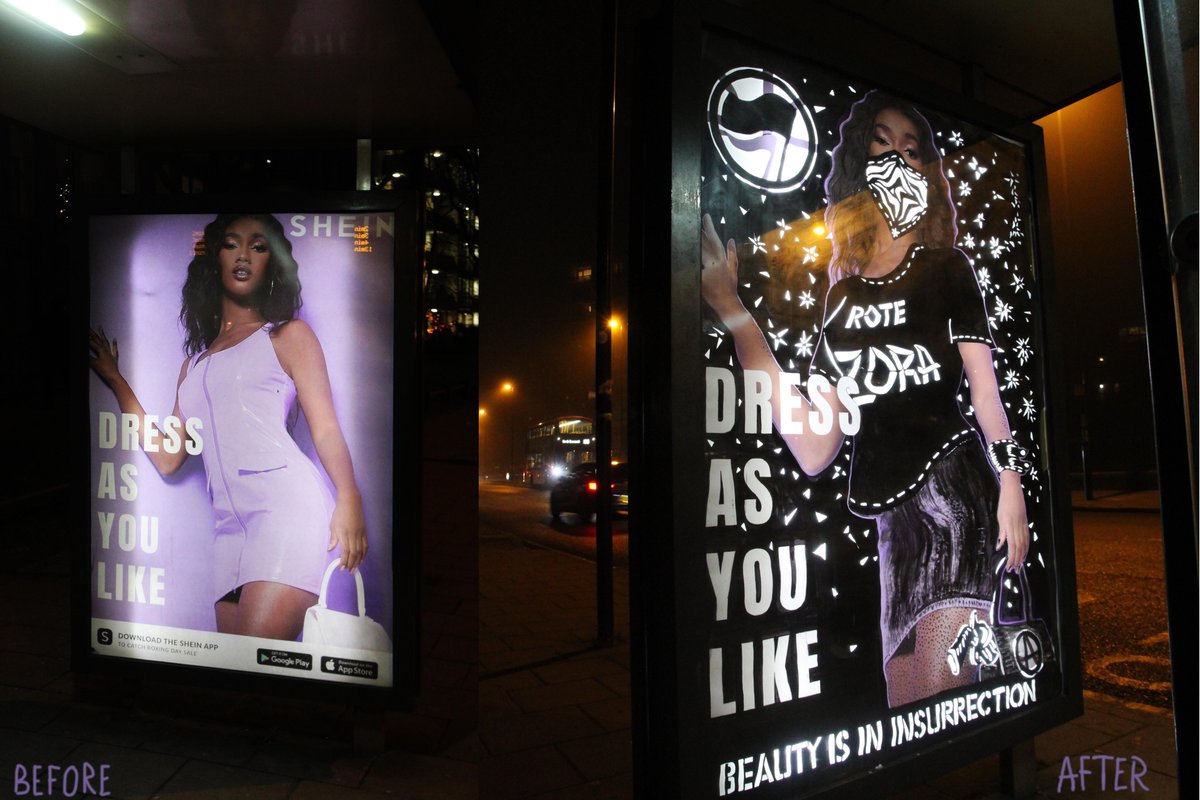 Before &amp; after. New subvert by Illustre Feccia in London.