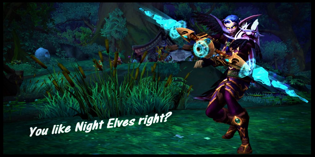 TheScapMan's tweet photo. Alright, listen here buddy 👉 You like Night elves? 👏 #Warcraft #Alliance #screenshot #screenshots #NightElf #NightElves #Kaldorei #EdictOfArgus #transmog #xmog #NoVisuals #Druid #Nelf https://t.co/ehk7mZYHox