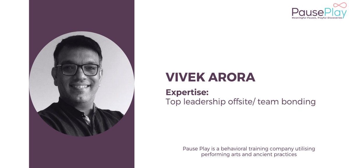 PausePlay7's tweet image. Presenting our expert on Top Leadership Offsite/ Team Bonding.

#expertseries #pauseplay