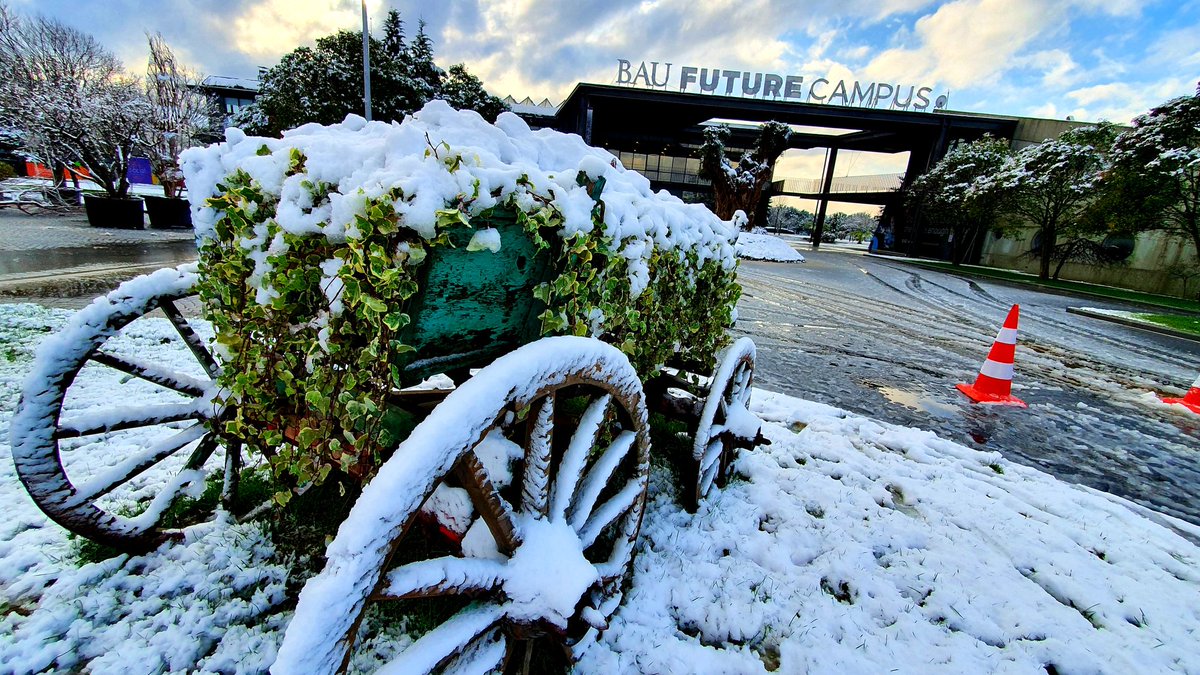 Karlı bir BAU Future'dan günaydın..