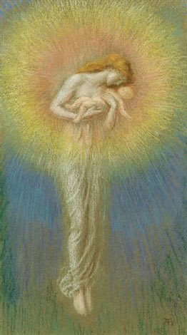 Motherhood 1890s 
#ArthurHughes