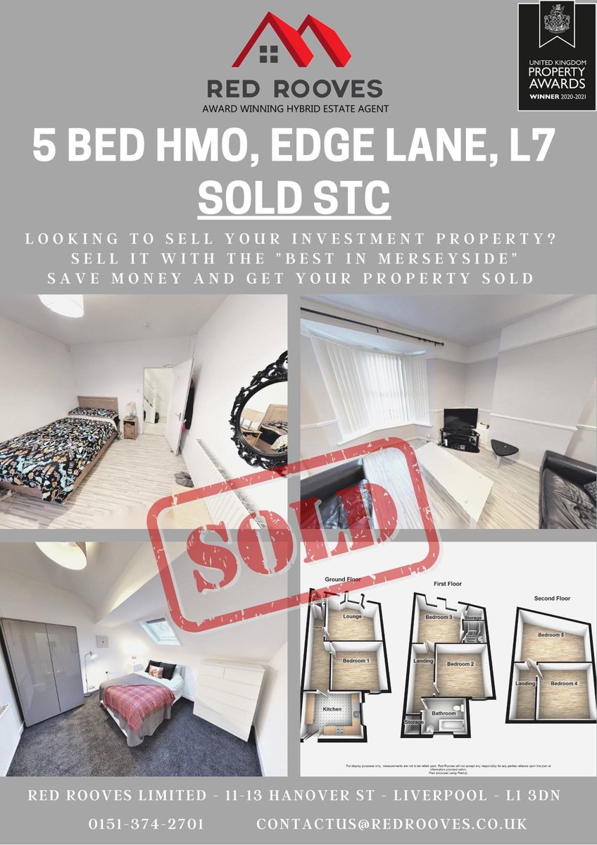 RedRooves's tweet image. 😁😁 Another Day, Another Sale 😄😄

This fantastic 5 Bedroom HMO sold due to our Fully Interactive 3D Matterport Walkaround. 🎥🎥

Properties are selling! If your property hasn't, give us a call ☎️☎️

#property #callustoday #dontdelay #videotoursessential #matteport #awards