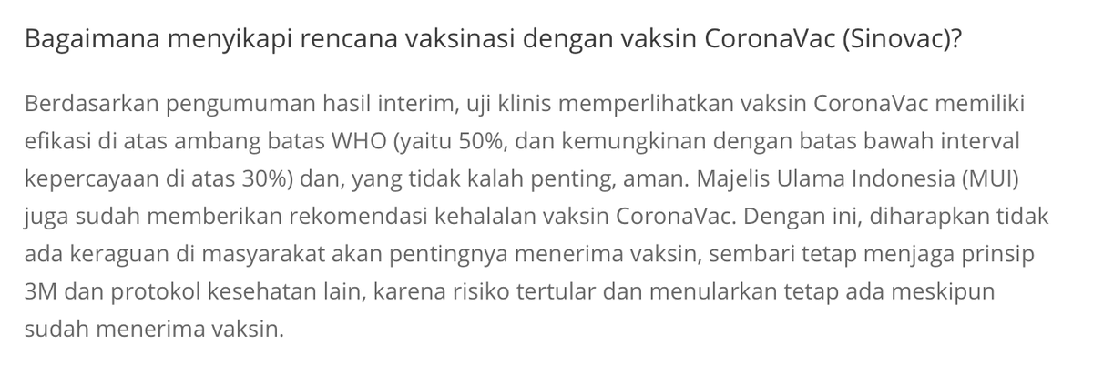 vaksinasi saat ini semakin penting mengingat keadaan di indonesia, sadly, jauh dari selesai.vaksinasi segera bila sudah dapat akses. lakukan upaya apapun, termasuk 3m, untuk tekan risiko personal maupun komunitas. efek proteksinya akan kumulatif.tetap cerewet ke pemerintah.