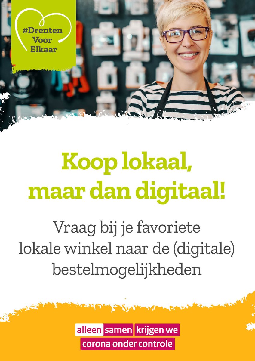 Ook onze lokale ondernemers worden momenteel hard geraakt. Steun ze! Doe je inkopen bij lokale winkeliers, of bestel een  maaltijd bij een horecazaak in de buurt.
