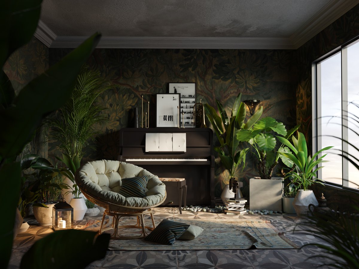 StudioOra's tweet photo. Green Spaces.

An in-house project made with nature in mind.
Lighting and material study. We definitely learnt quite a lot from the project. Looking forward to more such adventures with 3ds Max and corona. https://t.co/MzRlv21zmS
