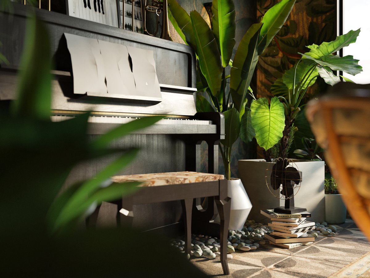 StudioOra's tweet photo. Green Spaces.

An in-house project made with nature in mind.
Lighting and material study. We definitely learnt quite a lot from the project. Looking forward to more such adventures with 3ds Max and corona. https://t.co/MzRlv21zmS