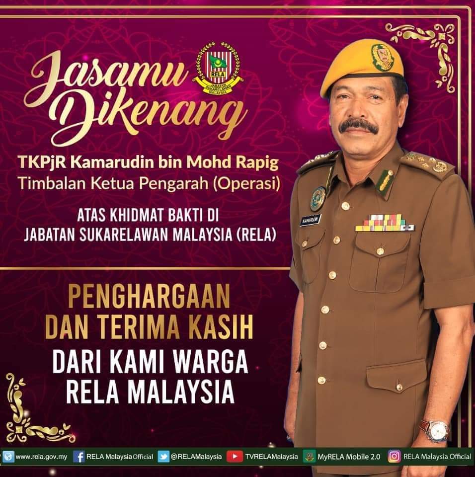 RELABetong's tweet photo. JASAMU DIKENANG
Berjumpa &amp; Berpisah Adat Manusia Biasa , Hilang Di Mata Tapi Di Hati Tidak Lupa ,Berdoalah Kita Agar Aman Dan Sentosa ,Semoga kita Berjumpa Lagi Lain Masa.
SELAMAT BERSARA
@Rela Betong ,@RELA Negeri Sarawak ,@SetiaBerbakti https://t.co/g95qfGS8pB