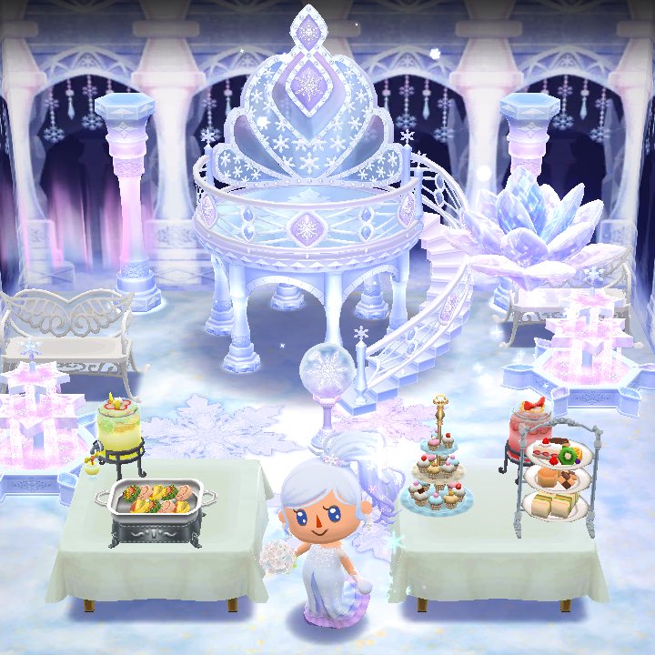 フラッペときらめく氷の宮殿