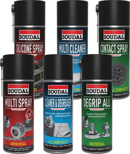 SOUDAL_ES's tweet photo. ¿Te quieres llevar un lote de #sprays #Soudal que te ayudarán un montón? #Lubricar cadenas, #embragues, aflojar #tornillos gripados, limpieza de #enchufes y contactos, #desengrasantes. No te lo pierdas. Ve siguiendo la cuenta para estar al día. ¡El lunes empezamos el #sorteo! https://t.co/7cnHEawmFu