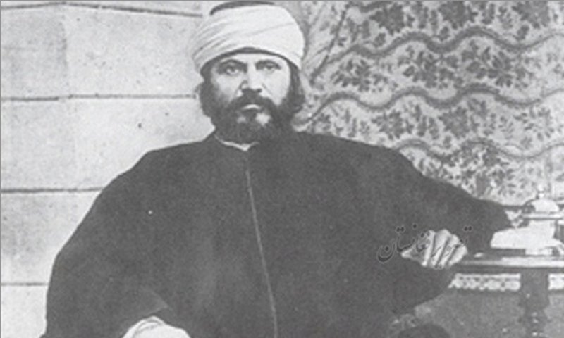Pioneering 19th Century Pan-Islamic thinker Jalaluddin Afghani. he advocated the infusion of modernity in traditional Islamic thought, he was critical of India’s Muslim Nationalists because he thought they were reducing the Muslims of South Asia as a nation confined to South Asia