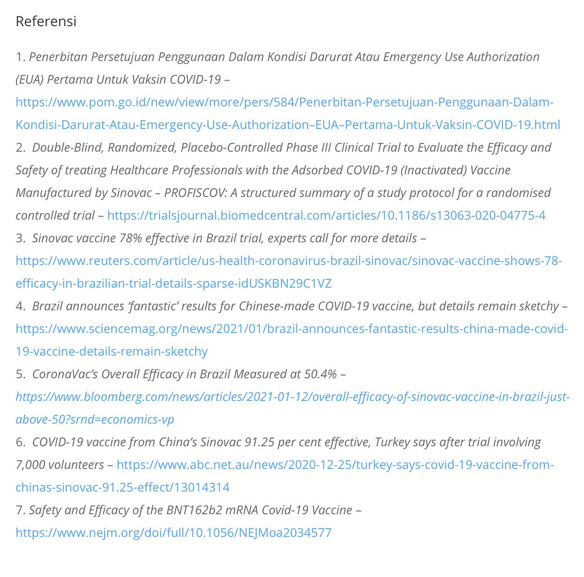 vaksinasi saat ini semakin penting mengingat keadaan di indonesia, sadly, jauh dari selesai.vaksinasi segera bila sudah dapat akses. lakukan upaya apapun, termasuk 3m, untuk tekan risiko personal maupun komunitas. efek proteksinya akan kumulatif.tetap cerewet ke pemerintah.