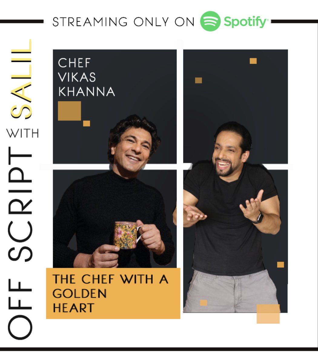Salilacharya's tweet photo. Hes magical ...
new episode out now @TheVikasKhanna on @spotifyindia #podcast #vikaskhanna #salilacharya #offscriptwithsalil
https://t.co/xMY6eIn5zK https://t.co/FVWWnAlcQi
