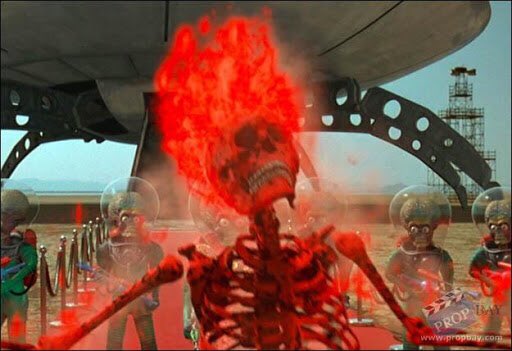 I ALWAYS LOVED HOW THE SKELETONS CHANGE COLORS BASED ON WHAT ZAPPER SHOOTS THEMALSO NO, BONER DID NOT DO STUNTWORK IN THIS MOVIE. HE WAS STILL CASHING KILLER INSTINCT ROYALTY CHECKS