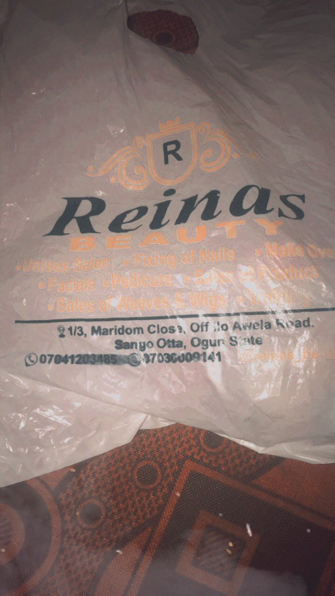 Don't let anyone waste your time and money over yeye beauty touch. With REINAS BEAUTY, you're sure to look your best. You can WhatsApp REINAS via  https://wa.me/message/KEBZBVFDP4NGL1You can also check out their Instagram page  https://instagram.com/reinaseffect?igshid=lmuu4ojsrsfbHome service and delivery available