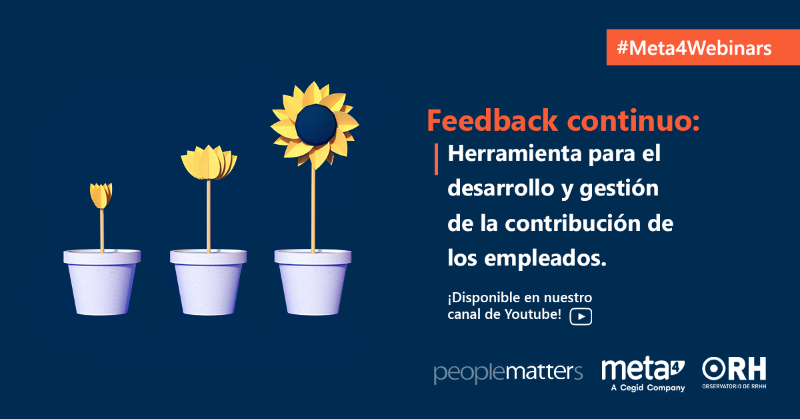 Cegid_Es's tweet photo. 🎥 ¿No pudiste ver nuestro #Meta4Webinar sobre "Feedback continuo" en colaboración con @ORH_RH y @_PeopleMatters?
Descubre el análisis de @kikesala23 y Marcos Sanz sobre el #feedbackcontinuo como herramienta clave para la evaluación de las personas en esta #nuevarealidad. #RRHH