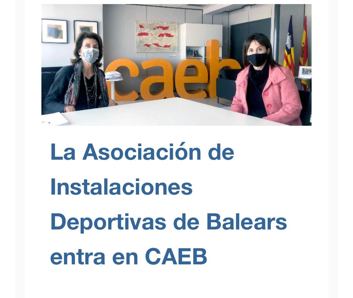 Aeiebalears's tweet photo. Estamos orgullosos de poder formar parte de @CAEB
#caeb #aeieb https://t.co/lLXqcae6Xi