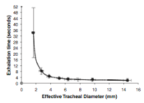  #JanuAirway. Key clinical pearl is critical airway diameter for exhalation. Dworkin et al ( https://www.sciencedirect.com/science/article/abs/pii/S0888629609900126) showed that jetting across a Glottis diameter <4.0-4.5mm --> gas trapping (independent of jet ventilator settings). There MUST be a path for exhalation  #FOAMed4/8