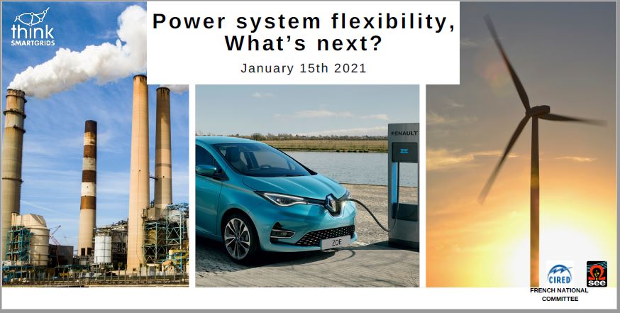 Aujourd’hui vendredi 15 janvier, Think Smartgrids organise, en partenariat avec le CNF du @CIREDevents  et la @SEE, un webinaire pour faire le point sur la flexibilité des réseaux électriques et les expérimentations en cours.