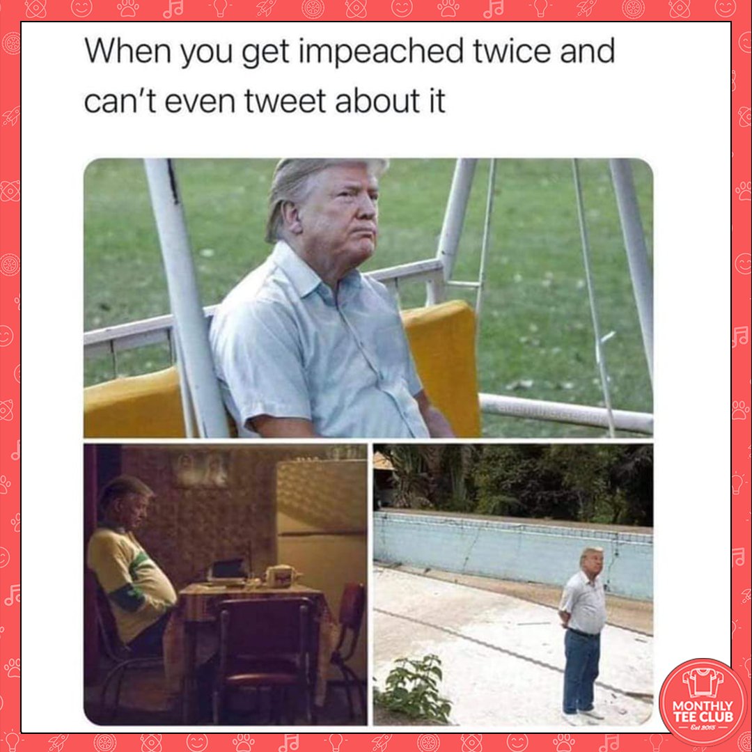 monthlyteeclub's tweet photo. You just couldn't write the first episode of 2021 😂 🤣
.
.
Repost: 9gag
#meme #trumpmeme #memetrump #2021 #wtf #howhasthishappened #memes #funny #happynewyear #impeachment #impeach #peach #orange #president #potus #potusmeme #couldntmakeitup #how #funnypresidentmemes #president https://t.co/9toJuruQoW