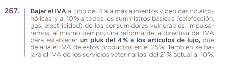 AHerreraJurado's tweet photo. Aquí la medida 267 del Programa Electoral de los Pablos (Iglesias y Echenique).

Que ahora no nos vengan con otros cuentos y que asuman que son unos mentirosos.

#IVALuz https://t.co/RyoswI0MMe