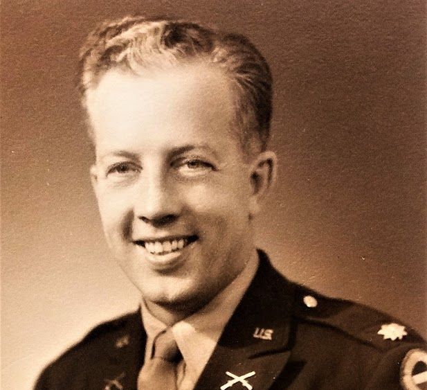 Enter Col. Barney Oldfield (USAF, Ret.) - He was a US Army Press Officer in the Summer of 1944. He coordinated correspondents and had the job of advancing written media from front line to news sources.He also was the first US Army Press Officer to earn his Jump Wings./3