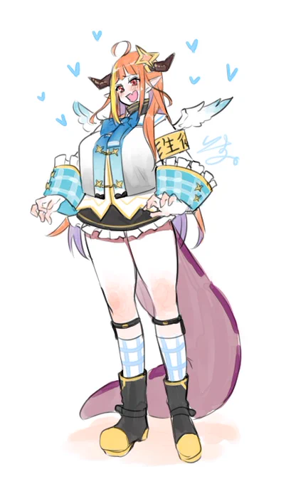 #みかじ絵
かなた氏の服を着るココさん 